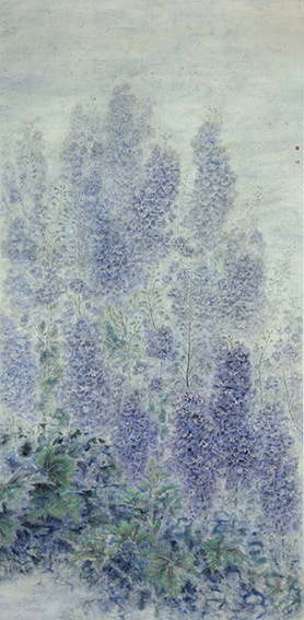 朱三秋作品《清凉世界》规格：100X200cm 纸本 2011年